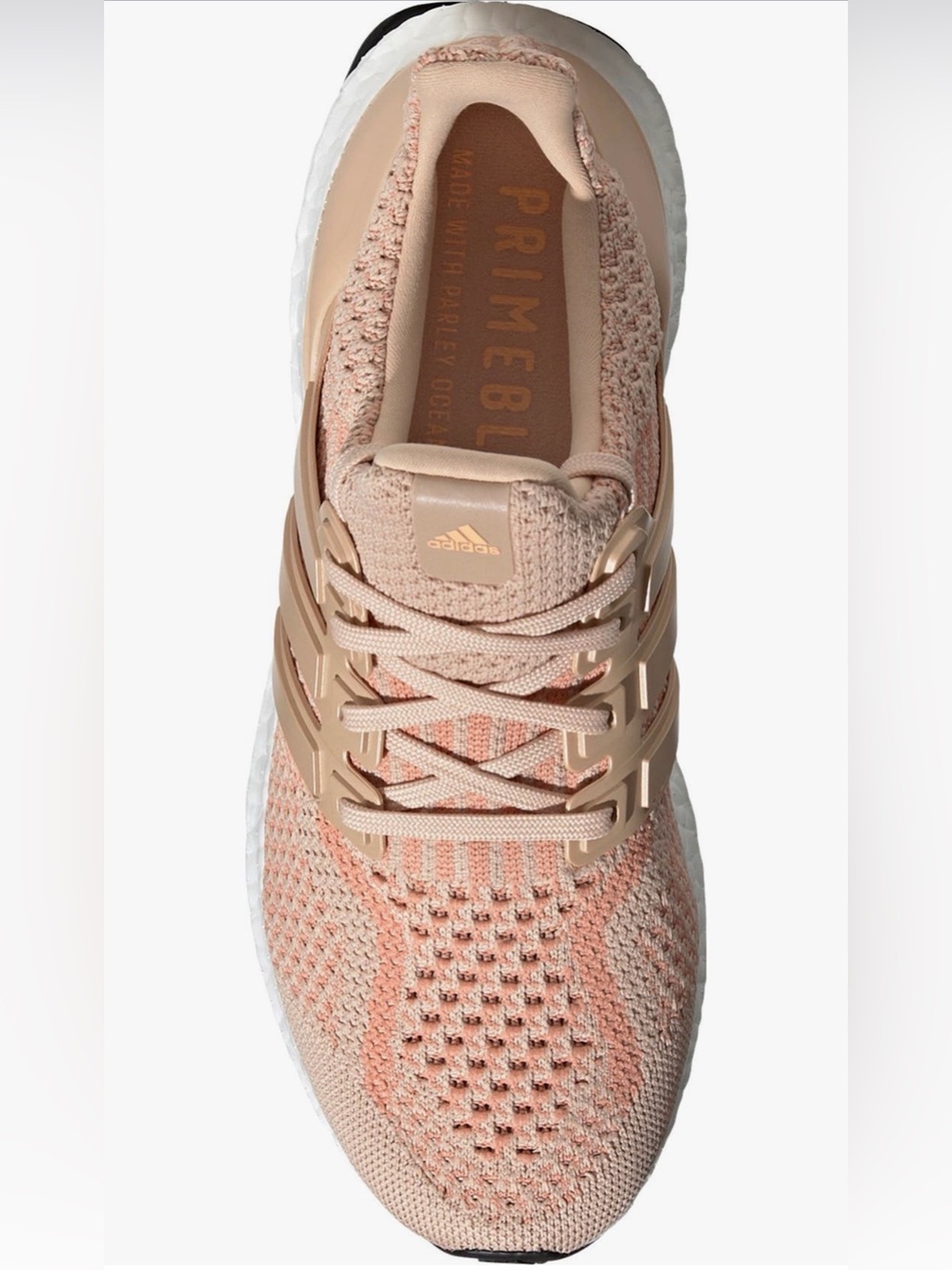 adidas Women's ultraBoost Running Shoe - Pale Pink/Blush - Picture 4 of 14